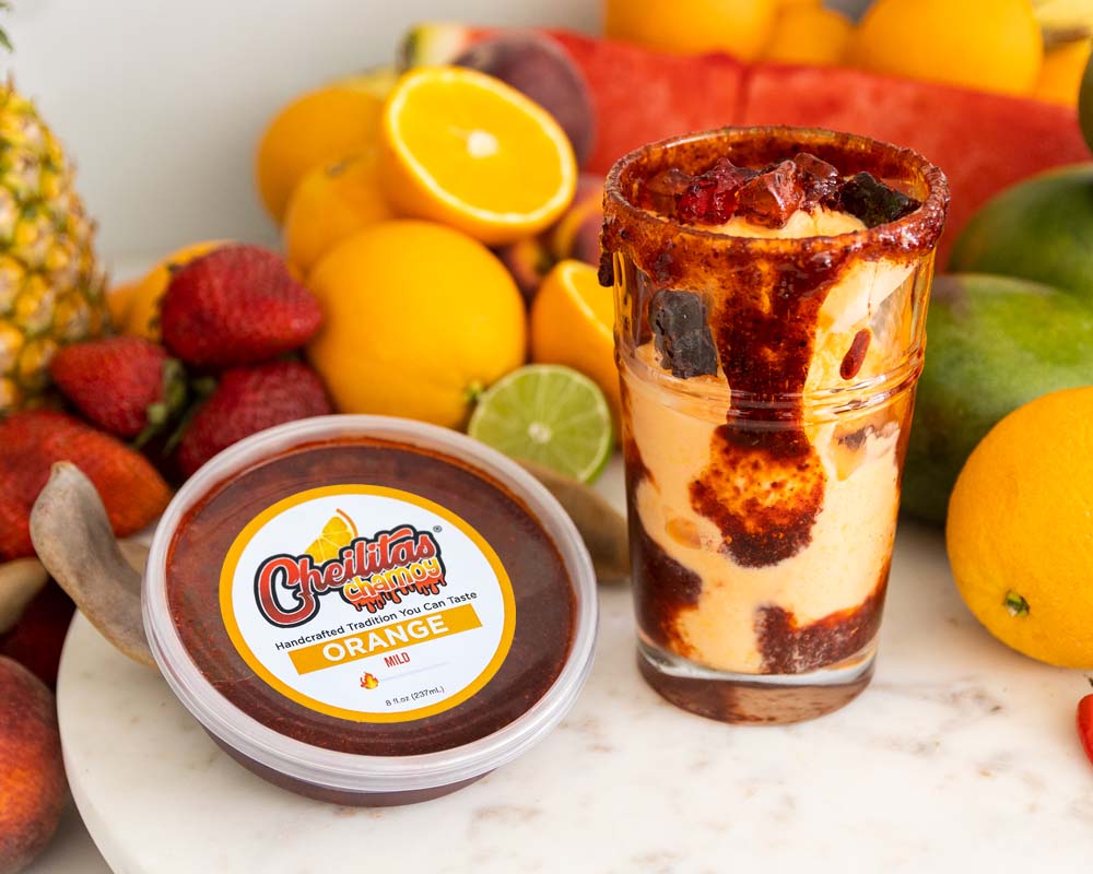 Orange Chamoy Sherbet